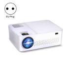 A65Pro 1920x1080P Voice Remote Control Projector Support Same-Screen With RJ45 Port, EU Plug(White) - 1