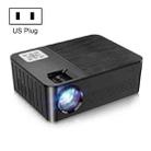 A65Pro 1920x1080P Voice Remote Control Projector Support Same-Screen With RJ45 Port, US Plug(Black) - 1