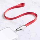 Power Vehicle Mobile Phone Anti-lost Lanyard With Patch,Style: Hanging Neck Model(Lucky Red) - 1