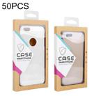 50 PCS Kraft Paper Phone Case Leather Case Packaging Box, Size:   L 5.8-6.7 Inch(White) - 1