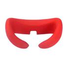 For Pico Neo 4 Silicone VR Glasses Eye Mask Face Eye Pad(Red) - 1