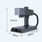 DAJA M1 Pro 10W Metal Nameplate High Precision Characters Laser Carving Machine, Style:Rotating Shaft(US Plug) - 3