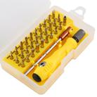 32-in-1 CRV Steel Mobile Phone Disassembly Repair Tool Multi-function Combination Screwdriver Set(Yellow) - 7