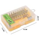 32-in-1 CRV Steel Mobile Phone Disassembly Repair Tool Multi-function Combination Screwdriver Set(Yellow) - 11