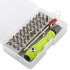 32-in-1 CRV Steel Mobile Phone Disassembly Repair Tool Multi-function Combination Screwdriver Set(Gray Green) - 7
