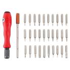 32-in-1 CRV Steel Mobile Phone Disassembly Repair Tool Multi-function Combination Screwdriver Set(Red) - 1