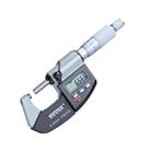 Digital Display Outer Diameter Micrometer 0.001mm High Precision Electronic Spiral Micrometer Thickness Gauge, Model:0-25mm - 1