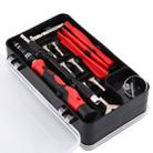135 in 1 DIY Mobile Phone Disassembly Tool Clock Repair Multi-function Tool Screwdriver Set(Black Red) - 6