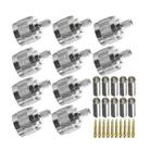 10pcs NJ-4 For LMR240 N Type Plug Connector Low Loss RF Coaxial Connector - 1