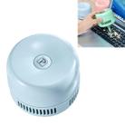 Portable Mini Vacuum Cleaner Desktop Debris Cleaning Student Charging Wireless Handheld Keyboard Cleaner(Blue) - 1