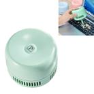 Portable Mini Vacuum Cleaner Desktop Debris Cleaning Student Charging Wireless Handheld Keyboard Cleaner(Green) - 1