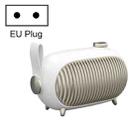 N301 Mini Heater Office Desk Silent Hot Air Heater Household Bedroom Heater EU Plug(White) - 1