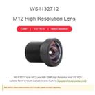 Waveshare WS1132712 For Raspberry Pi M12 High Resolution Lens, 12MP, 113 Degree FOV, 2.7mm Focal Length,23965 - 4