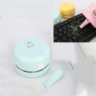Handheld Desktop Vacuum Cleaner Mini Keyboard Student Eraser Desktop Cleaner Sweeper(Light Green) - 1