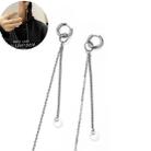 3 PCS E2640 For AirPods Wireless Bluetooth Headset Anti-lost Integrated One-piece Chain Earrings(Earrings) - 1