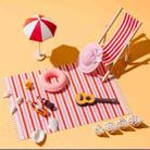 Hardcover Beach Series Photography Props Decoration Still Life Jewelry Food Set Shot Photo Props(Red) - 1