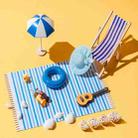 Hardcover Beach Series Photography Props Decoration Still Life Jewelry Food Set Shot Photo Props(Blue) - 1