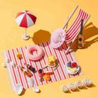 Rich Type Beach Series Photography Props Decoration Still Life Jewelry Food Set Shot Photo Props(Red) - 1