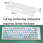LANGTU GK85 85 Keys Gold Shaft Mechanical Wired Keyboard. Cable Length: 1.5m, Style:Glowing Version (Beige Knight) - 3