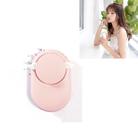 USB Charging Fan Brushless Hanging Neck Mini Sling Lazy Fan(Angel Pink) - 1