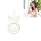 USB Charging Fan Brushless Hanging Neck Mini Sling Lazy Fan(White) - 1