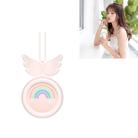 USB Charging Fan Brushless Hanging Neck Mini Sling Lazy Fan(Pink) - 1