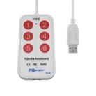 HK-6 6 Keys Custom PS Shortcut Keys Medical Ultrasound Acquisition USB Keypad, Cable Length: 2m - 1
