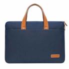 For MacBook 15.6-16.1 Inches MAHOO 10188 Ultra-Thin Hand Computer Bag Messenger Laptop Bag, Color:Dark Blue - 1