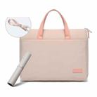 For MacBook 15.6-16.1 Inches MAHOO 10188 Ultra-Thin Hand Computer Bag Messenger Laptop Bag, Color:Khaki+Gray Mouse Pad - 1