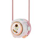 MD666-3 Cartoon Space Capsule Mini Portable Bladeless Hanging Neck Fan(Pink) - 1