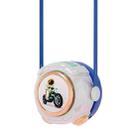 MD666-3 Cartoon Space Capsule Mini Portable Bladeless Hanging Neck Fan(Blue) - 1