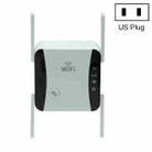 KP1200 1200Mbps Dual Band 5G WIFI Amplifier Wireless Signal Repeater, Specification:US Plug(White) - 1