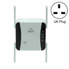 KP1200 1200Mbps Dual Band 5G WIFI Amplifier Wireless Signal Repeater, Specification:UK Plug(White) - 1