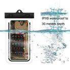 2PCS Diving Swimming Transparent TPU Mobile Phone Waterproof Case(Orange) - 4