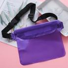 5 PCS  Three-layer Sealed PVC Waterproof Waist Bag Drifting Waterproof Bag(Purple) - 2