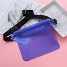 5 PCS  Three-layer Sealed PVC Waterproof Waist Bag Drifting Waterproof Bag(Blue) - 2