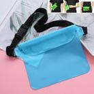 5 PCS  Three-layer Sealed PVC Waterproof Waist Bag Drifting Waterproof Bag(Pink Blue) - 1