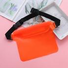 5 PCS  Three-layer Sealed PVC Waterproof Waist Bag Drifting Waterproof Bag(Orange) - 2