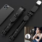 XT05 3-in-1 Multi-function Bluetooth Selfie Stick + Fill Light + Live Broadcast Bracket(Black) - 1