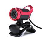 HXSJ A859 480P Computer Network Course Camera Video USB Camera Built-in Sound-absorbing Microphone(Red) - 1