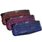 HXSJ J60 Crack Three-color Backlit Keyboard And Colorful Backlit Mouse Set(English Keyboard + Cracked Mouse) - 12