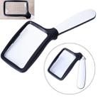 2X Handheld Folding Five LED Lights For Elderly People Reading Newspapers HD Acrylic Optical Lens Magnifying Glass - 1