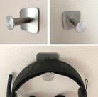 Metal Earphone Hook Headset Bracket Headset Display Stand, Hanger with Adhesive Stickers - 4
