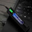 10 PCS USB 18650 Battery Single Slot Holder Charger with Flashlight Function - 1