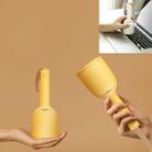 Mini Portable Desktop Vacuum Cleaner Household Cleaning Machine Computer Keyboard Dust Remover(Yellow) - 1