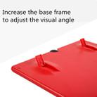 Pull-out Mobile Phone Screen Magnifier 3D Video Desktop Mobile Phone Holder, Size:10 inch(Red) - 4