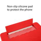 Pull-out Mobile Phone Screen Magnifier 3D Video Desktop Mobile Phone Holder, Size:12 inch(Red) - 5