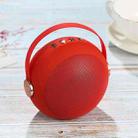 Wireless Bluetooth Speaker Outdoor Card USB Portable Mini Ball Speaker(Red) - 1