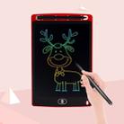 8.5 inch LCD Handwriting Board Children Drawing Graffiti Handwriting Board, Style:Colorful, Frame Color:Red - 1