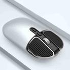 M203 2.4Ghz 5 Buttons 1600DPI Wireless Optical Mouse Computer Notebook Office Home Silent Mouse, Style:2.4G+Bluetooth(Silver) - 2